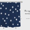 Starry Night Disney Shower Curtain, Dark Blue Waterproof Design with Hooks Included, Available in Custom Sizes