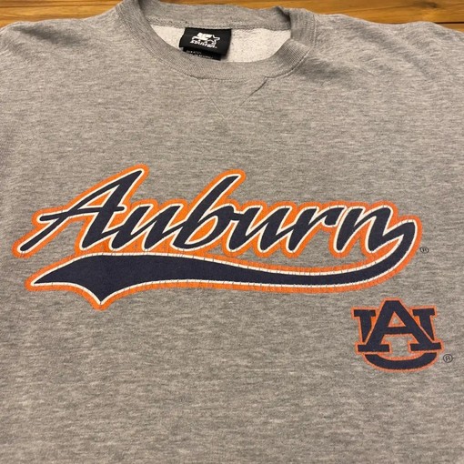 Starter Auburn Tigers Apparel T-Shirt, Sweatshirt Hoodie for NCAA Fans - Vintage Style - Image 2