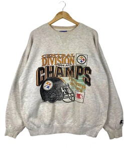 Starter Central Division Champs Steelers Vintage Style Sweatshirt T-shirt for NFL Fans