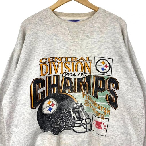 Starter Central Division Champs Steelers Vintage Style Sweatshirt T-shirt for NFL Fans - Image 2