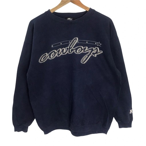 Starter NFL Dallas Cowboys Vintage Sweatshirt T-shirt - Ideal Gift for Mens Sport Shirts & NFL Fans