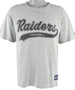 Starter Oakland Raiders 1990s Football Spell-Out T-Shirt - Vintage Unisex Sport Sweatshirt Hoodie Gift