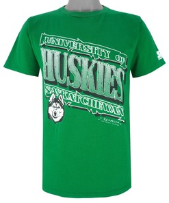 Starter University of Saskatchewan Huskies Vintage T-Shirt - NCAA Fan Apparel