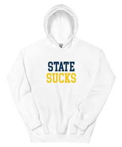 State Sucks Michigan Rivalry Hoodie Sweatshirt for NCAA Sport Shirt Fans
