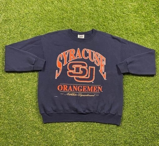 Stay Comfortably Chic with Vintage Syracuse University Crewneck Sweatshirt, T-shirt, or Hoodie