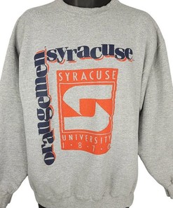 Stay Comfortably Stylish with Vintage Syracuse University Sweatshirt