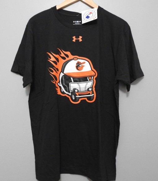 Stay Cool and Comfortable with This Under Armour Heatgear Baltimore Orioles T-Shirt for Men, State University Shirt