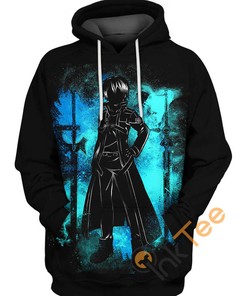 Stay Cozy While Supporting Your Team with Kirito The Black Swordsman Hoodie 3D