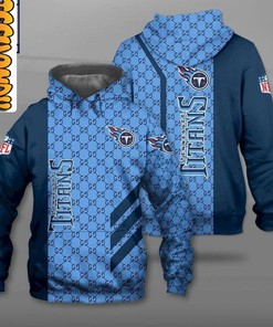 Stay Cozy and Stylish with Tennessee Titans Luxury Design All Over Print 3D Hoodies