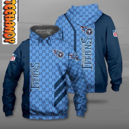 Stay Cozy and Stylish with Tennessee Titans Luxury Design All Over Print 3D Hoodies