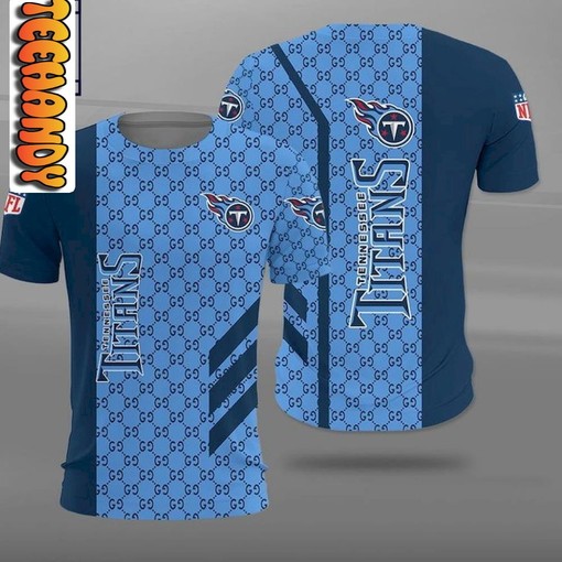 Stay Cozy and Stylish with Tennessee Titans Luxury Design All Over Print 3D Hoodies - Image 2