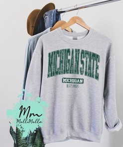 Stay Cozy and Stylish with a Vintage Michigan State Sweatshirt, Retro NCAA Shirts for Men with College Shirts for Women