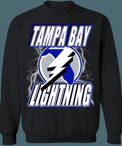 Stay Cozy with Tampa Bay Lightning LIGHTNING STRIKE Vintage NHL Sweatshirt Hoodie T-Shirt for Hockey Lovers