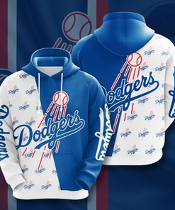 Stay Stylish and Warm with Custom All Over Print Hoodie - Los Angeles Dodgers
