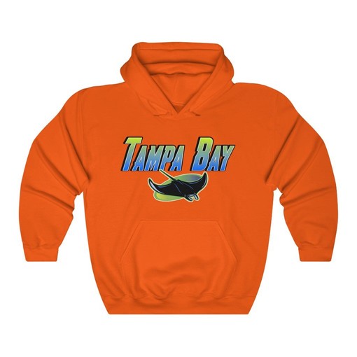 Stay True to Your Team with This Classic Tampa Bay Devil Rays Vintage 90's MLB Hoodie Sweatshirt - Image 4