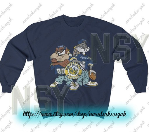 Stay Warm and Stylish with a Vintage College Sweatshirt, Retro NCAA Shirts with Mens Sport Shirts - Image 2