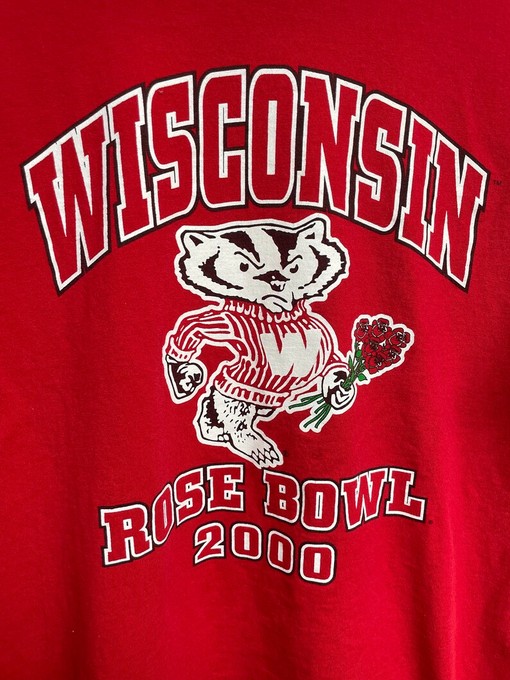Stay Warm and Support the Badgers with a Y2K Bucky Uw Madison Badgers Long Sleeve Shirt - Image 3