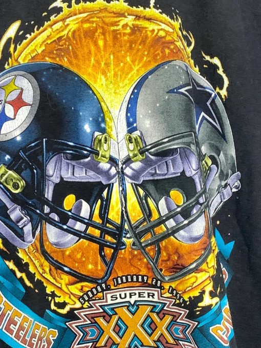 Steelers Vs. Cowboys 1996 Super Bowl Vintage Style Sweatshirt T-shirt - Ideal Gift for NFL Fans - Image 2