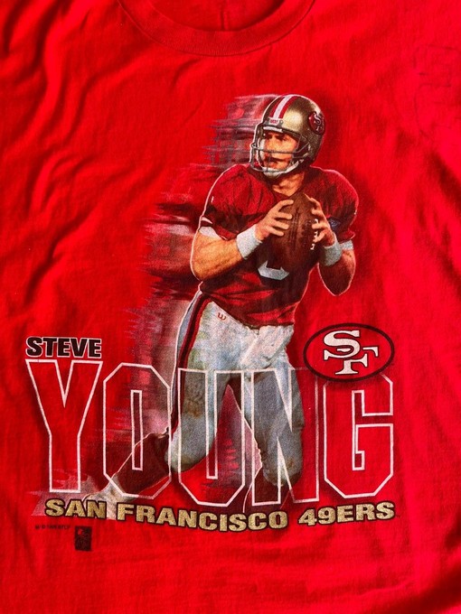 Steve Young San Francisco 49ers Vintage Style Sweatshirt T-shirt - Ideal Gift for Fans - State University Shirt - Image 2