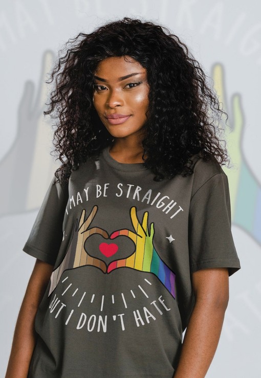 Straight Ally Shirt - Classic Movie T-Shirts I May Be Straight But I Dont Hate for Movie Fans Gifts with Pride Rainbow