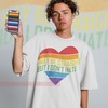 Straight But Not Hate Shirt - Minimalist Movie Shirts for Men with PRIDE Months and LGBT Gay Pride