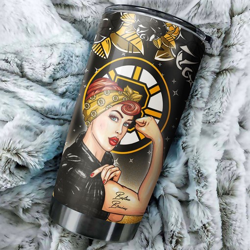 Strong and Durable Tumbler for Mom - Boston Bruins NHL Tumbler - Image 2