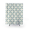 Stylish Contemporary Geometric Shower Curtain for Modern Bathroom