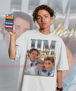 Stylish Jim Halpert Tee - Funny The Office TV Show Shirt