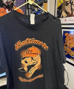 Stylish MLB Apparel: Baltimore Orioles Tattoo Shirt Sweatshirt Hoodie Full Size Color