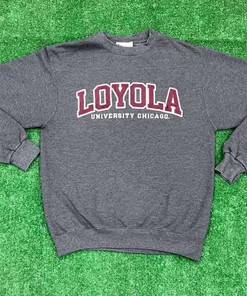 Stylish Y2K Loyola Univeristy Chicago American Football Apparel: Sweatshirts and Hoodies