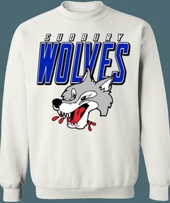 Sudbury Wolves Vintage OHL Hockey Graphic Tee - Unisex Apparel