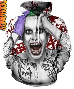 Suicide Squad Joker Movie Quote All Over Print 3D Hoodie for Fans