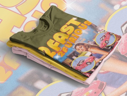 Suki 2 Fast Retro Tee, Cute Furious Suki Graphic Shirt, Vintage Brian O'Connor Tee, Retro Tej Parker Tshirt - Image 4