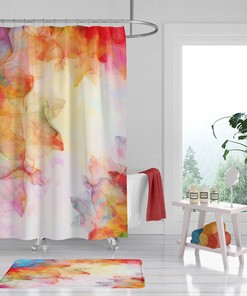 Summer Breeze Boho Shower Curtains, Bath Mat, and Towels Set