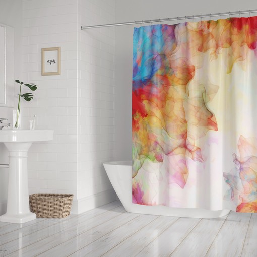 Summer Breeze Boho Shower Curtains, Bath Mat, and Towels Set - Image 3