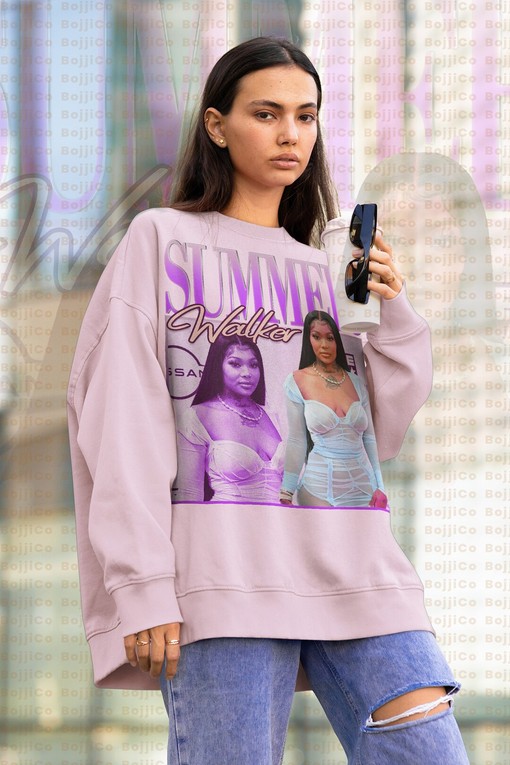 Summer Walker Tribute Sweatshirt, Vintage 90s Shirt, Hip Hop Rap Sweater