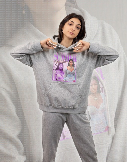Summer Walker Tribute Sweatshirt, Vintage 90s Shirt, Hip Hop Rap Sweater - Image 2