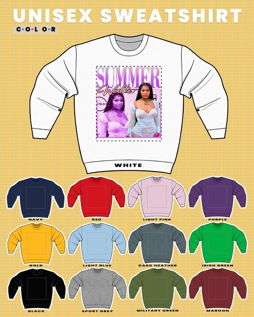 Summer Walker Tribute Sweatshirt, Vintage 90s Shirt, Hip Hop Rap Sweater - Image 3