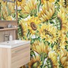 Sunflowers Botanical Bathroom Shower Curtain for Your Farmhouse