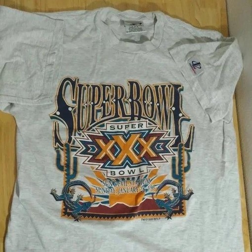 Super Bowl 30 Sweatshirt T-shirt Vintage Style Retro NFL Shirts, Perfect Gift for Football Fans