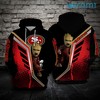 Super Bowl Trophy Groot All Over Print 3D Hoodie - Groot Meets San Francisco 49ers