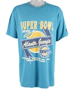 Super Bowl XXVIII, Atlanta 1994 Starter Blue T-Shirt - Vintage Unisex Sport Sweatshirt Hoodie Gift