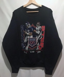 Super Bowl Xxv Vintage Style 90s NFL Sweatshirt T-shirt - Ideal Gift for Fans - NCAA shirts for men