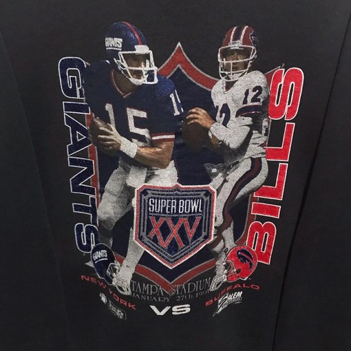 Super Bowl Xxv Vintage Style 90s NFL Sweatshirt T-shirt - Ideal Gift for Fans - NCAA shirts for men - Image 2