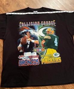 Super Bowl Xxxii 1998 Broncos Packers Vintage Sweatshirt T-shirt - Ideal Gift for Vintage NCAA Shirts & NFL Fans