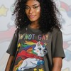 Super Gay Shirt - Minimalist Movie Shirts for Men with LGBTQ+ Human Rights and Pride Rainbow