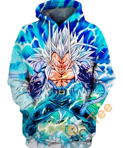 Super Saiyan 5 Vegeta Hoodie in 3D Design for Anime Fans