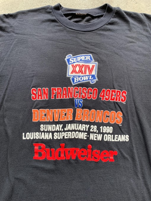 Superbowl 1990 Vintage Style Sweatshirt T-shirt, Perfect Gift for Football Fans - Image 2