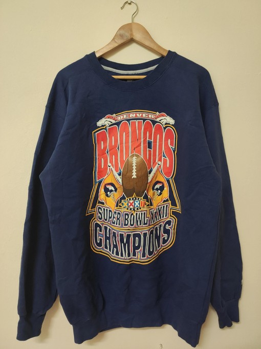 Superbowl 1998 Denver Broncos Classic Sweatshirt T-shirt for NFL Fans