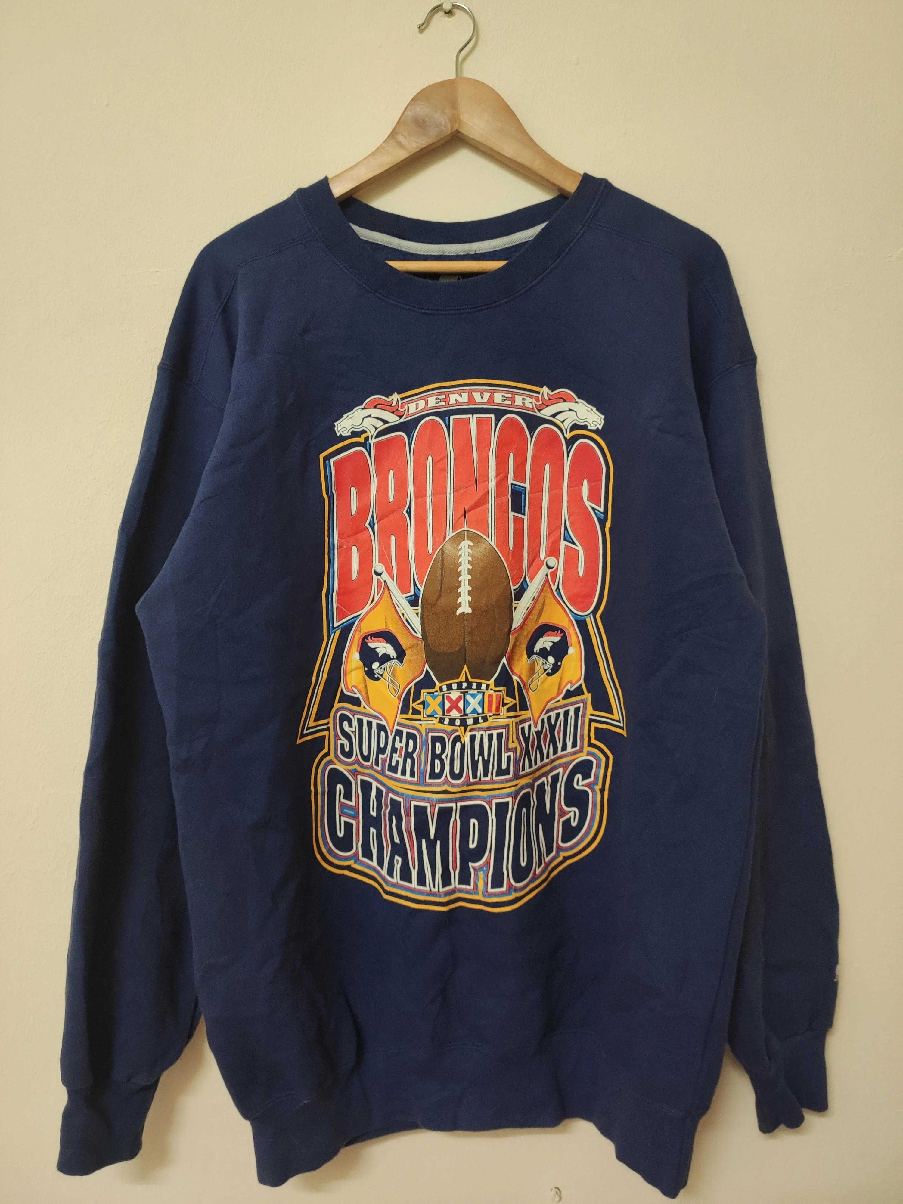 Superbowl 1998 Denver Broncos Classic Sweatshirt T-shirt for NFL Fans